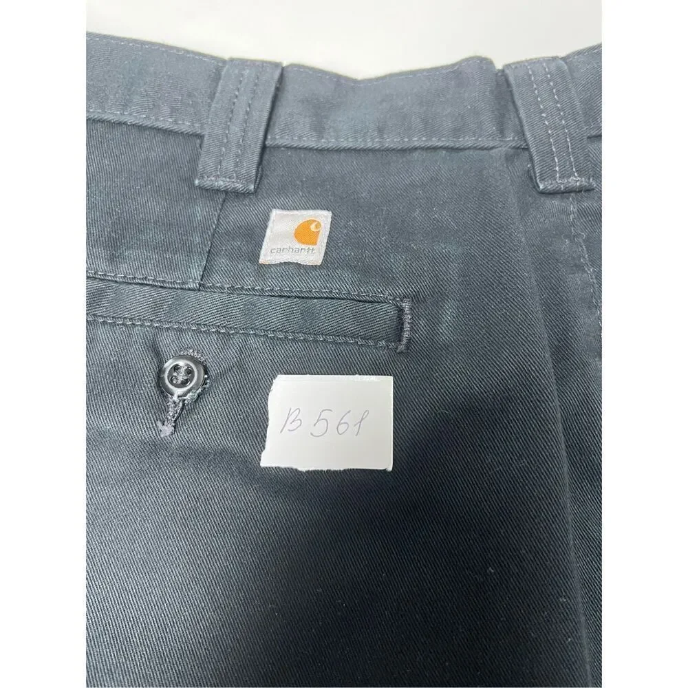 Carhartt Black Chino Pants - Men’s Size 38 x 34 Relaxed Fit